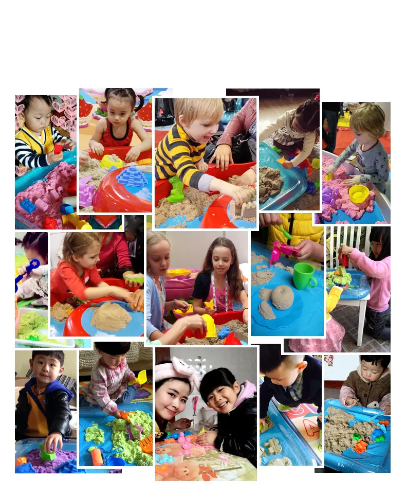 DIY Educational Kinetic Sand Toy Magic Space Play Sand