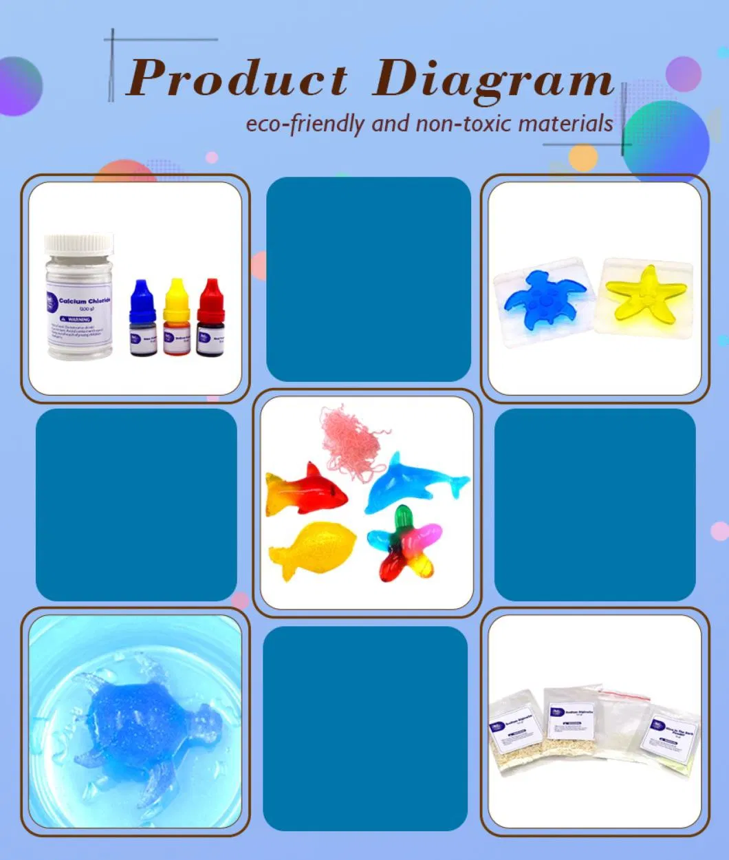 DIY Jelly Figure New Water Game Science Kit