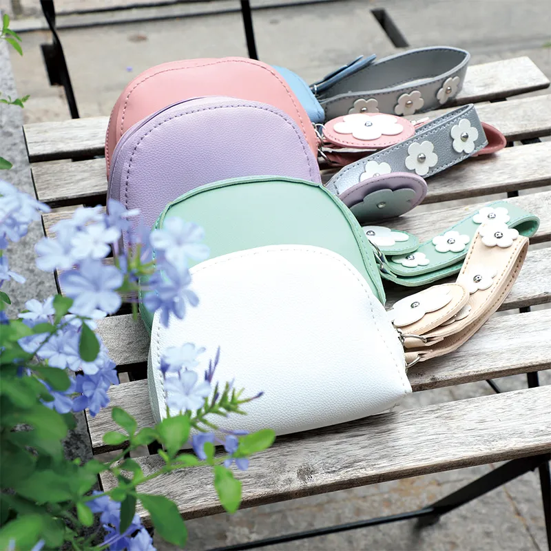 DIY PU Leather Sewing Craft Kit All Accessory Purse Coin Bag Handbag Mirror Bags Toys for Kids Girls Boys Adults Teens