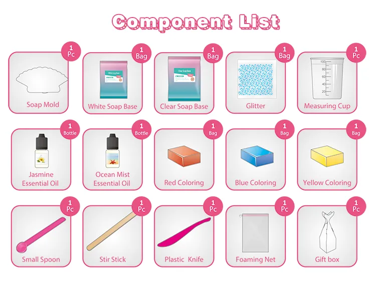 DIY Science Experiment Ocean Soap Making Kit Toy for Kids - Arts and Crafts for Girl