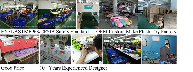 En71 Custom Made Cartoon Girls Baby Stuffed Toy Plush Rag Doll