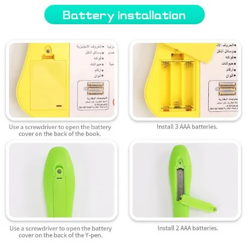 English and Arabic Learning Book with Smart Y-Pen