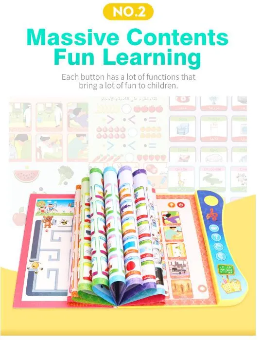 English and Arabic Learning Book with Smart Y-Pen