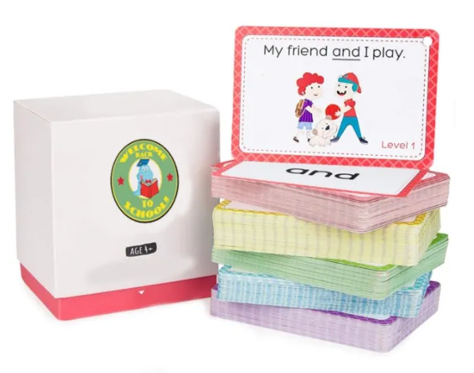 Factory Cheap Price Custom Printing Paper Teaching Educational Learning Cards for Kids Students