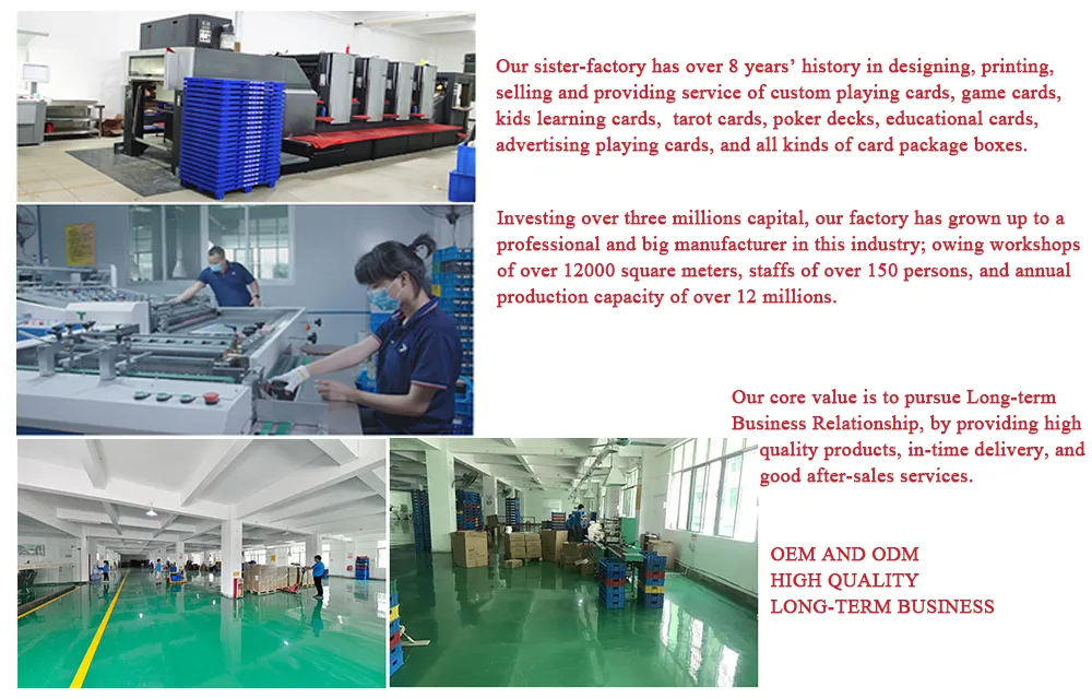 Factory Cheap Price Custom Printing Paper Teaching Educational Learning Cards for Kids Students