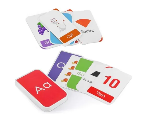 Factory Cheap Price Custom Printing Paper Teaching Educational Learning Cards for Kids Students