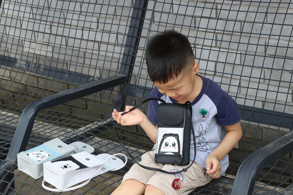 Factory Direct DIY Sewing Leather Craft Kit Bag with All Accessories PU Mobile Phone Mini Bags for Kids Boys Girls Adults