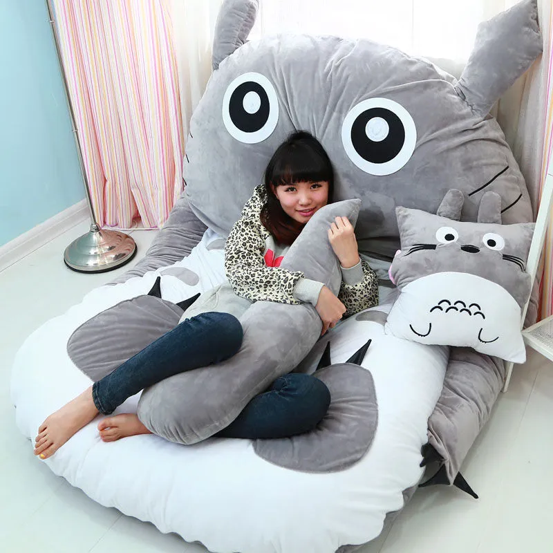 Factory Wholesale Children Cartoon Plush Sofa Tatami Cushion Toy