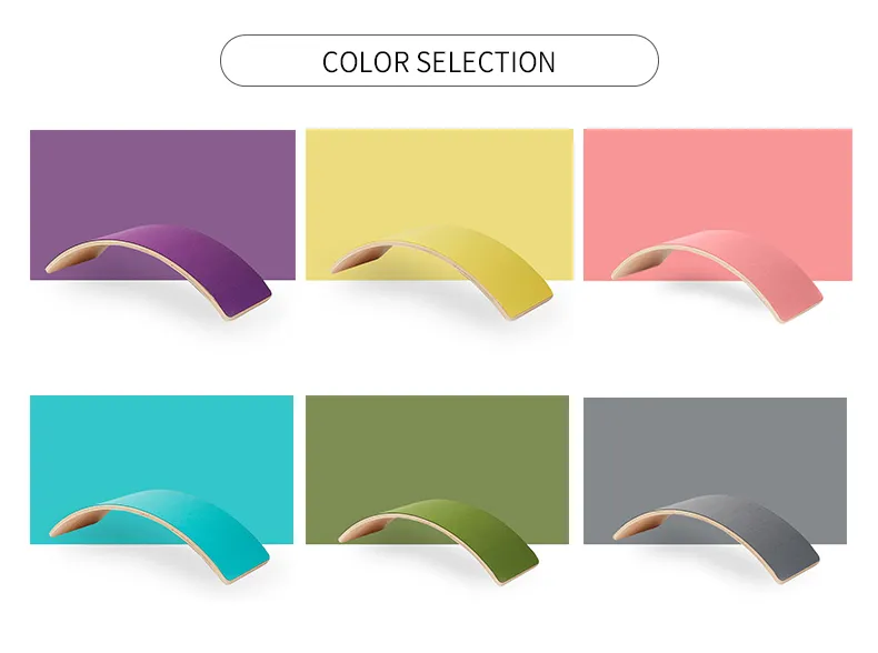 Factory Wholesale High Quality Birch Wood Kids Science Educational Toy Wooden Balance Board