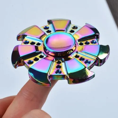 Fidget Spinner Colorful Hand Spinner Decompression Finger Toy