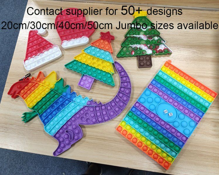 Fidget Toy Push Pop Bubble Sensory Stress Relief Squeeze Toys