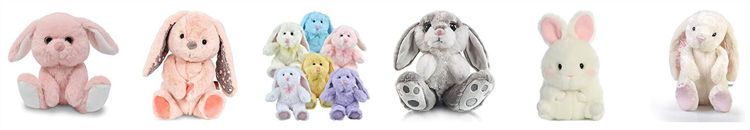Fluffy Soft Long Plush Stuffed PP Cotton Bunny Rabbit Toy