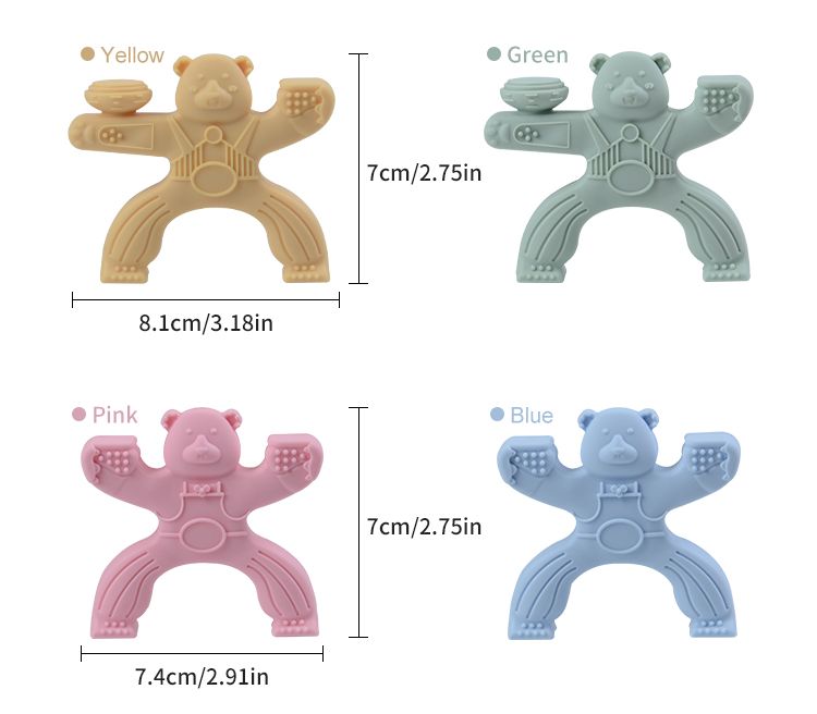 Food Grade Kids Silicone Soft Block Toy Block 6PCS Set Training Game Kit Baby Learning Animals Balance Toys Educational Toys