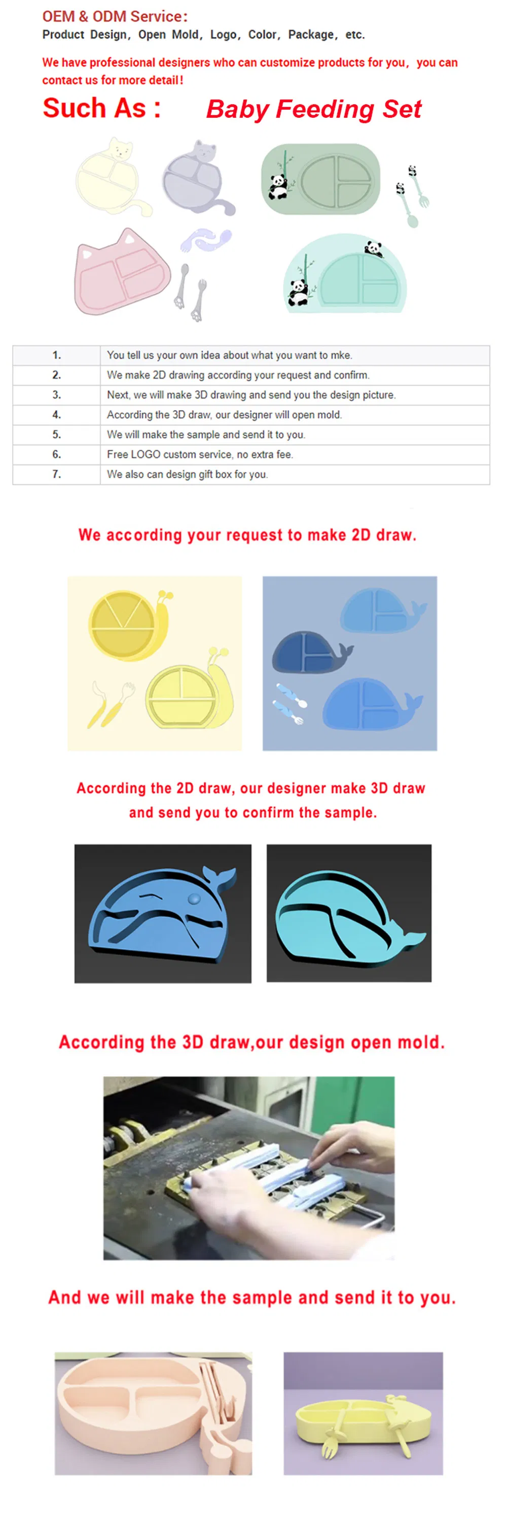 Free Sample New Hot 12PCS Silicone OEM 100% Food Grade New Baby Rainbow Set BPA Free Stacking Teether Toy