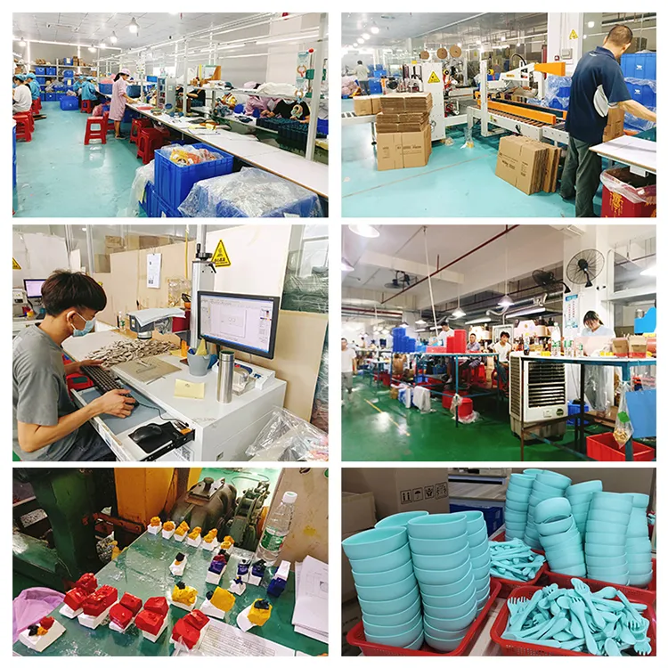 Free Sample New Hot Selling Baby Silicone Food Grade BPA Free Geometry Wooden Stacker Rainbow Teething Teether Toys