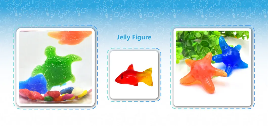 Funny Sea Creatures Adorable Jelly Figure DIY Toy