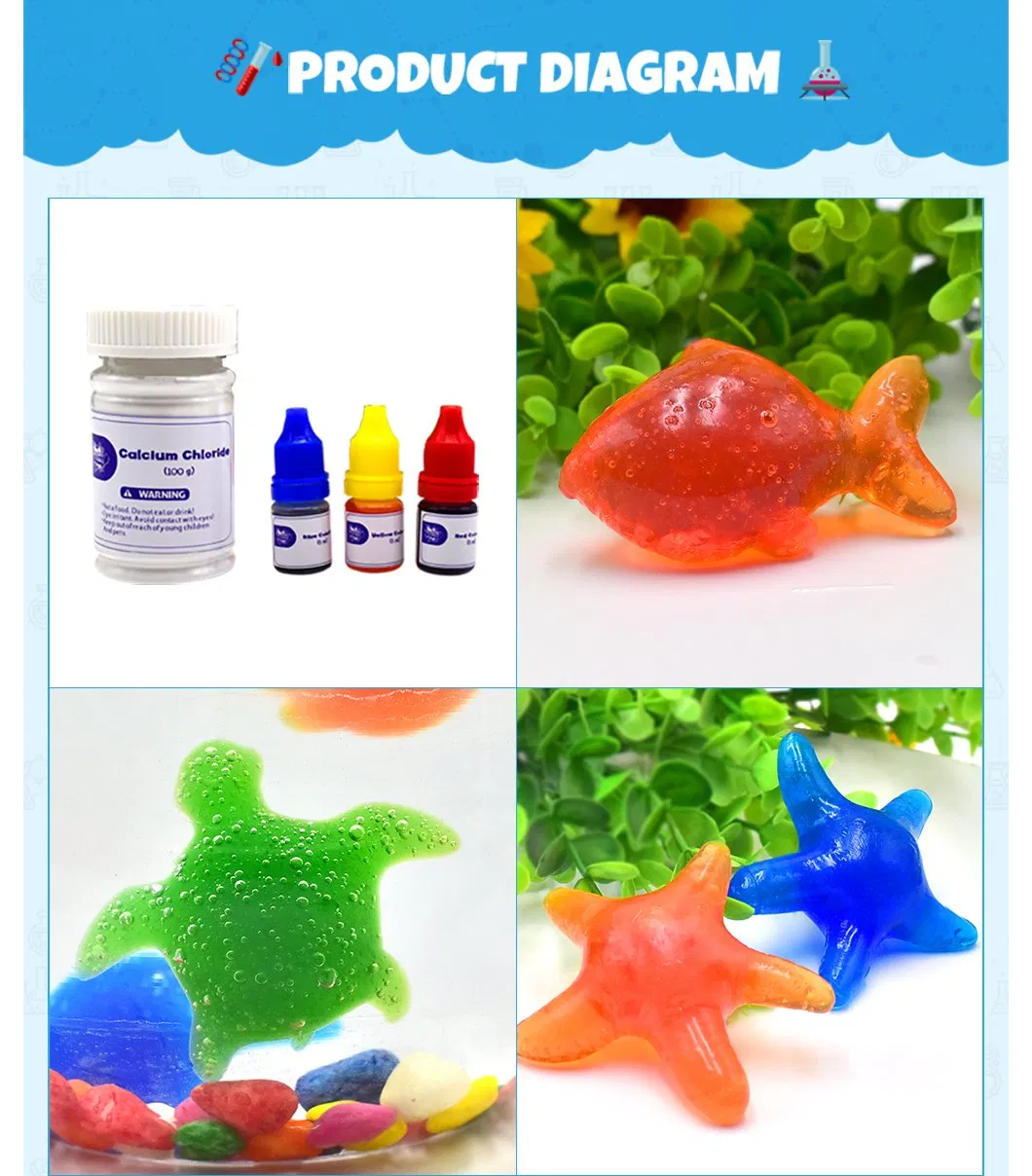 Funny Sea Creatures Adorable Jelly Figure DIY Toy