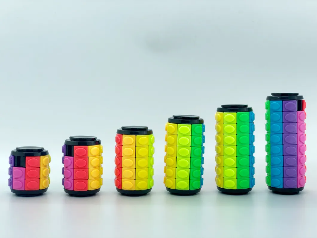 Gyro Puzzle Magic Cube Third Order/Fifth Order/Seventh Order Black and White Mixed