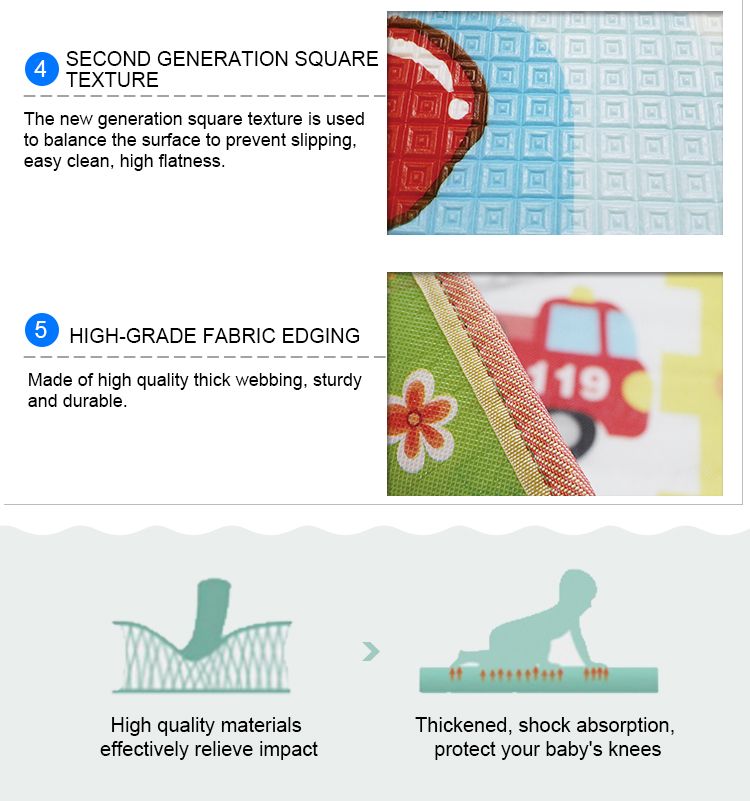 High Quality Eco Friendly Newborn Activity Mat