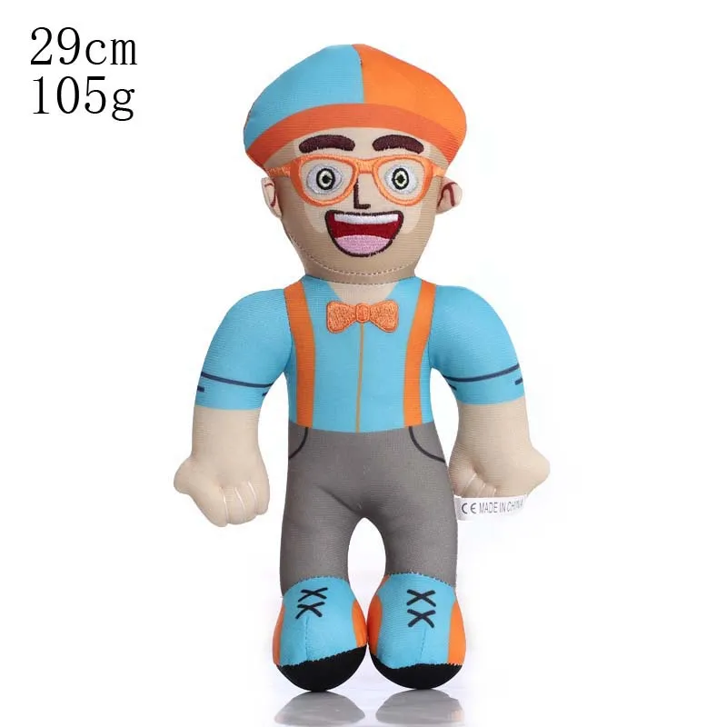 High Quality Wholesale Stock of Blippi Plush Figurine Humanoid Plush Toy Doll