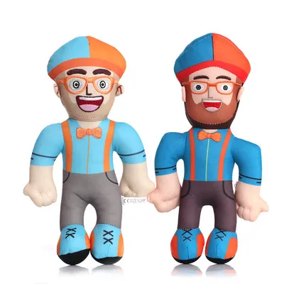 High Quality Wholesale Stock of Blippi Plush Figurine Humanoid Plush Toy Doll
