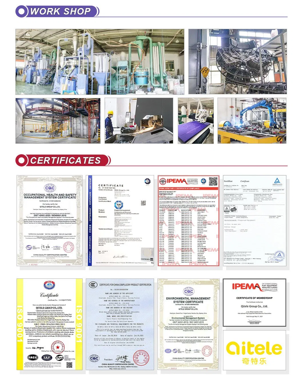 Indoor Babyslide Plastic Playsets with Swing (PT-041)