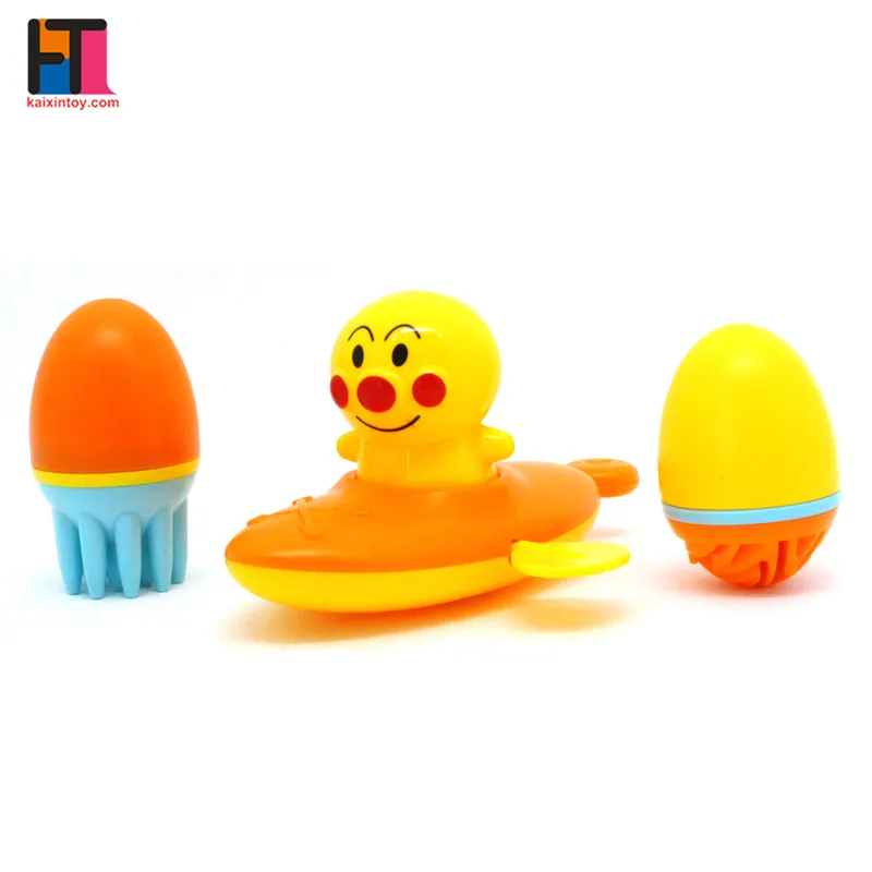 Jellyfish Toy Baby Bath Waterfall Toy Plastic Baby Bath Toy