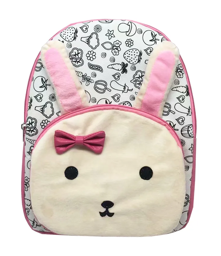 Kids Gift Toy Cute Bunny DIY Coloring Bag Children Intellectual