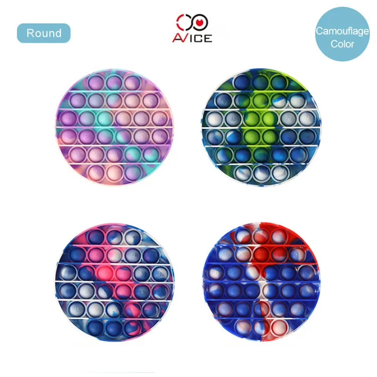 Leisure Entertainment Children Play Bubble Silicone Pressing Pop Its Fidget Toys