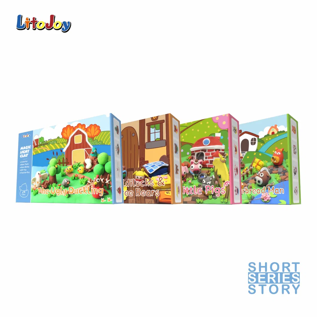 Litojoy 24 Colors of Air Dry Light Modeling Clay - The Ugly Duckling