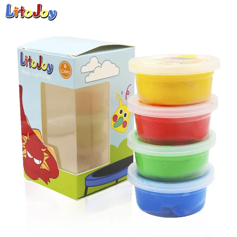 Litojoy Air Dry Light Modeling Play Soft Clay Dough for Unisex Children to Play DIY and Sculpt