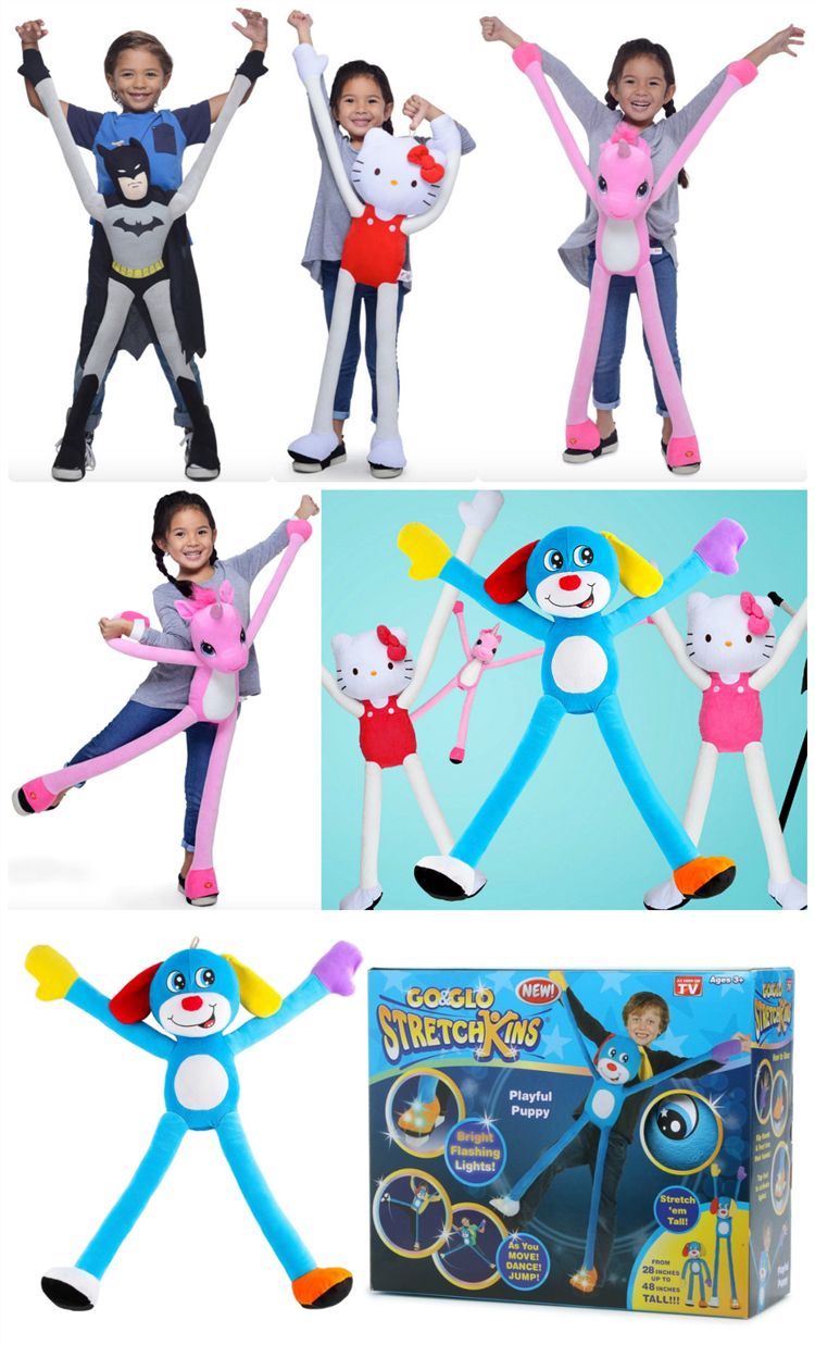 Long Plush Dog Animal Stetchkins Soft Kids Dancing Play Toy