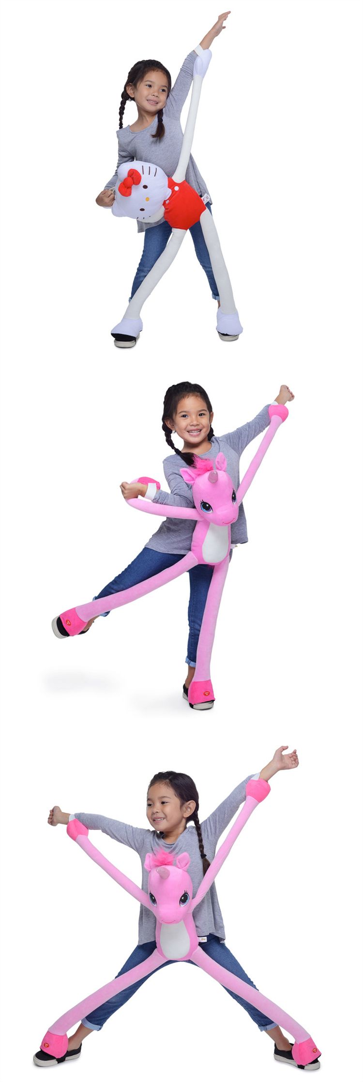 Long Plush Dog Animal Stetchkins Soft Kids Dancing Play Toy