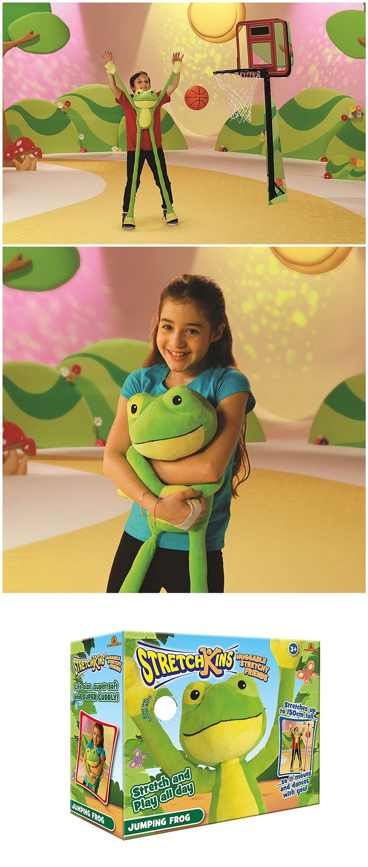 Long Plush Dog Animal Stetchkins Soft Kids Dancing Play Toy