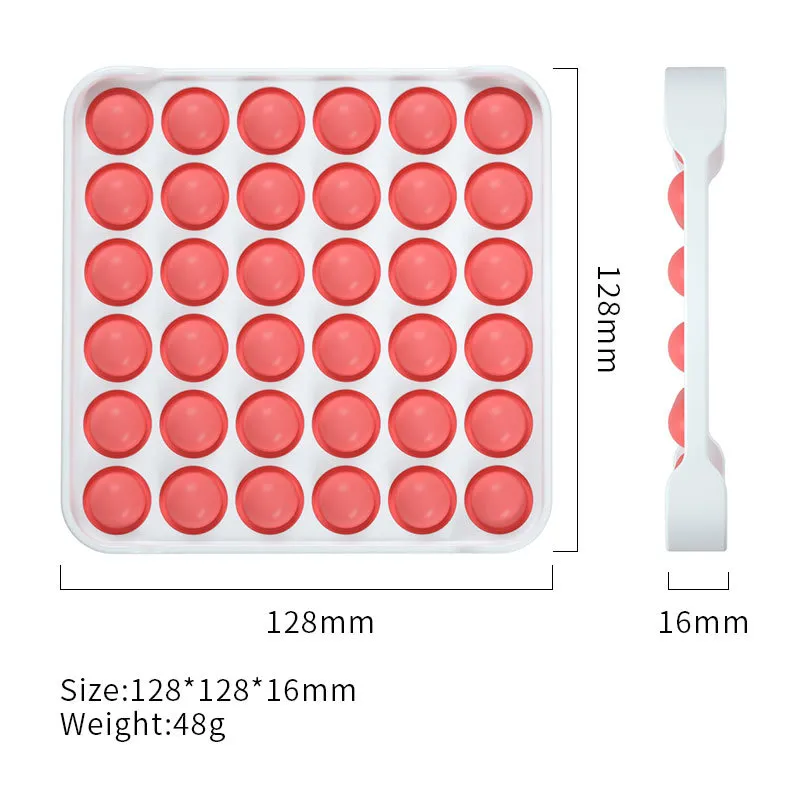 Lower MOQ Silicone Push Popping It Bubble Sensory Fidget Toy Creative Stress Relief Squeeze Pop Its Toy