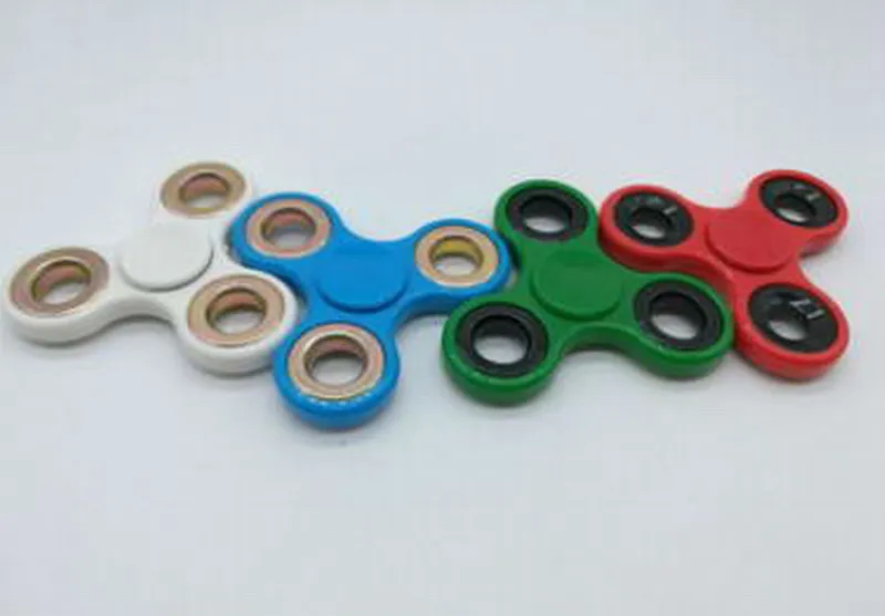 Multi Color Triangle Finger Gyro Spinner Hand Fidget Plastic