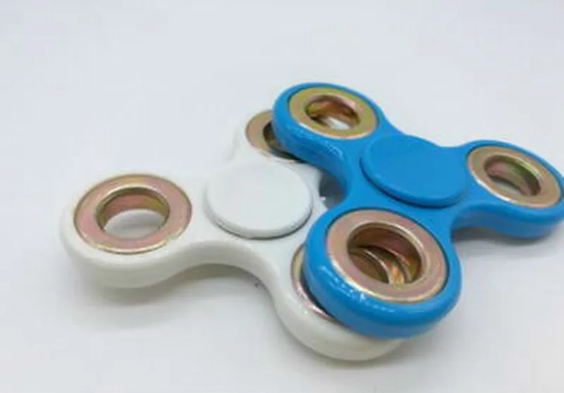 Multi Color Triangle Finger Gyro Spinner Hand Fidget Plastic