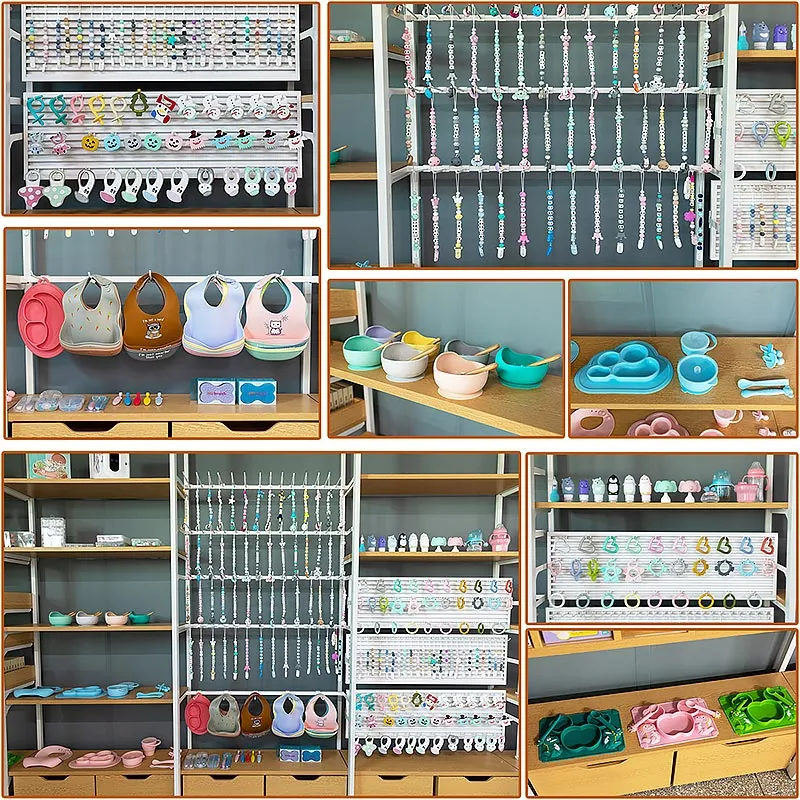 Natural Soft Beech Elephant Toy Teething Crochet Stuffed Ring Baby Wooden Teether