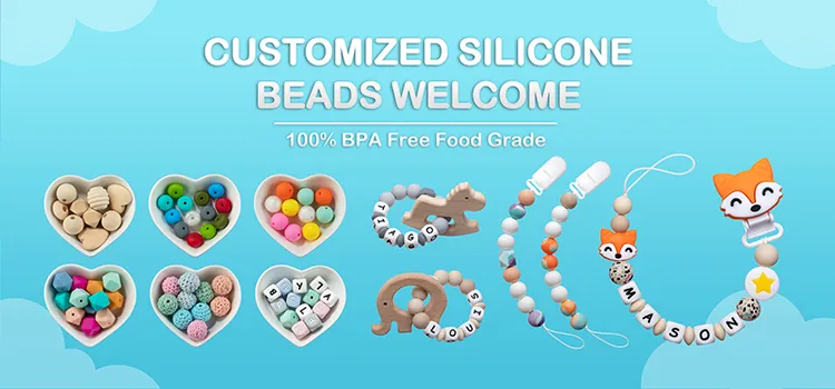 Natural Soft Beech Elephant Toy Teething Crochet Stuffed Ring Baby Wooden Teether