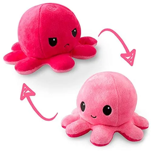 New Arrival Top Quality Custom Logo Plush Pet Toy Cute Octupus Reversible Vacuum Plushie