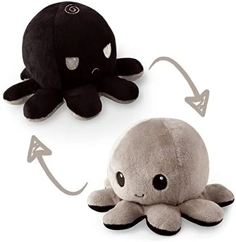 New Arrival Top Quality Custom Logo Plush Pet Toy Cute Octupus Reversible Vacuum Plushie