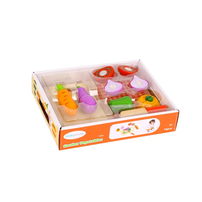 New Design Garden Vegetables Wooden Kitchen Toy for Children