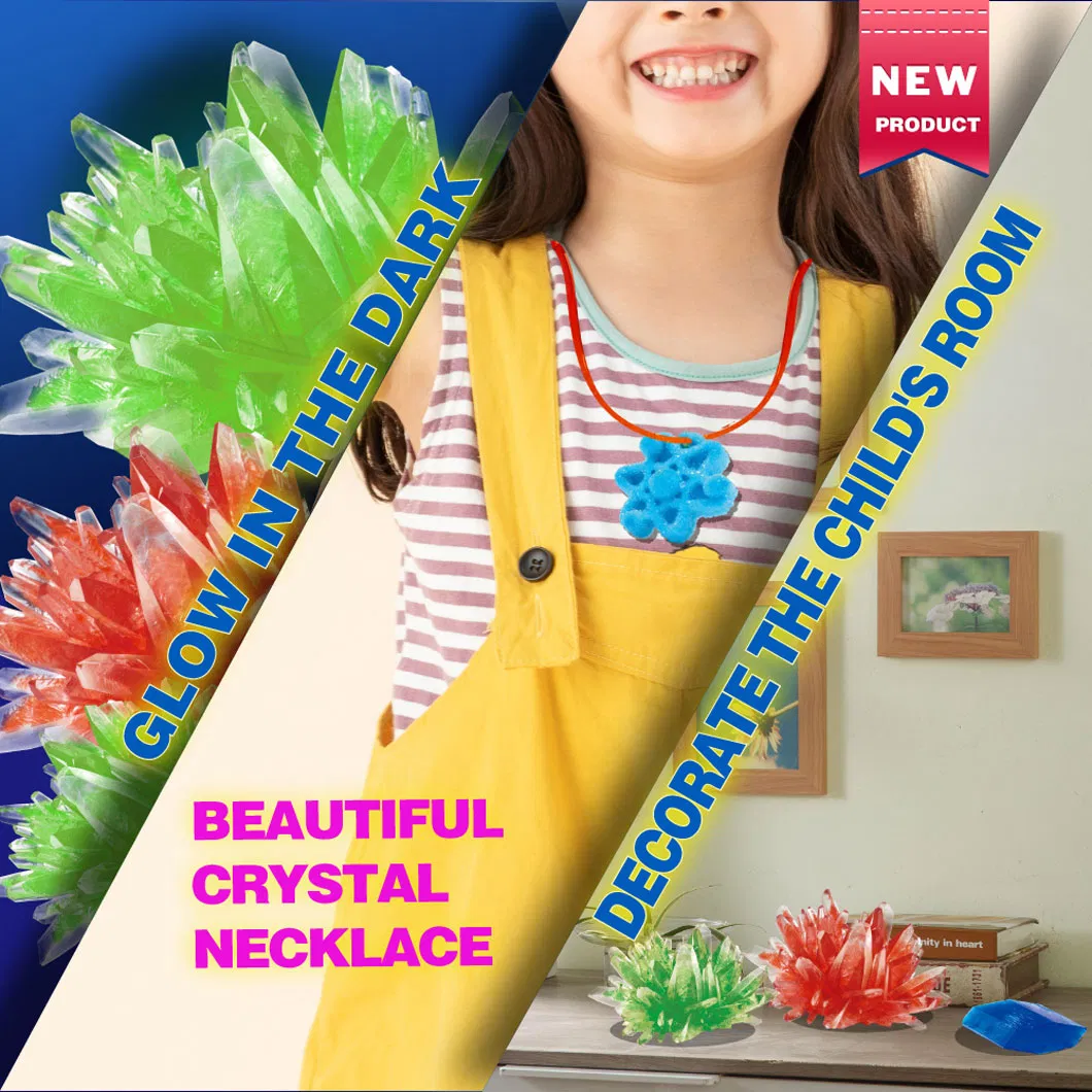 New Launch DIY Creative Crystal Toy for Children Great Kids Educational Science Toy