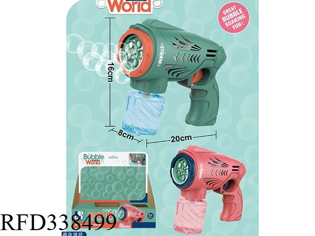 New Style Toys Bubble Lollipop Sticks with Light Bubble Water 2 Bottles