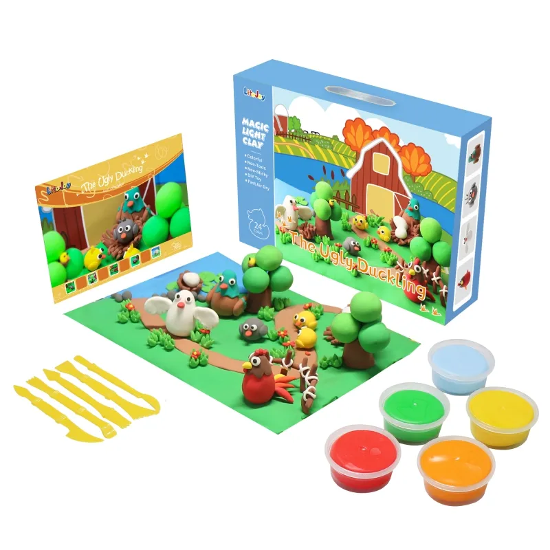 Non Toxic Educational Soft Clay for Kids Party -The Ugly Duckling