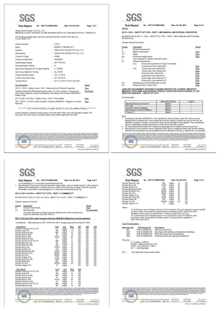 Nylon Fabric Made Stuffed Tiny Man Doll Glassed Printed Toy