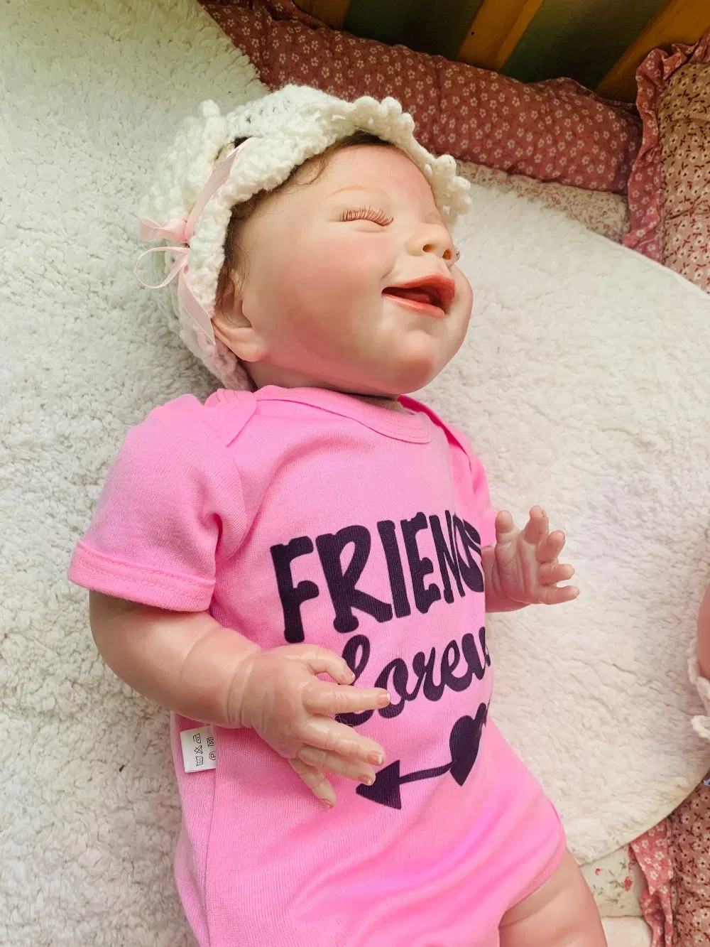 Original New Face Super Sweet Bebe Doll Reborn Baby Twins Lifelike Very Soft Touch Flexible Collectibles 100% Hand-Made