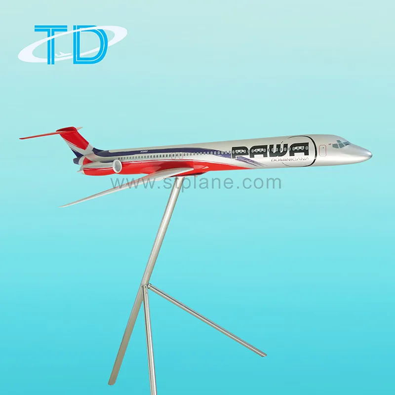 Pawa Dominicana MD-83 120cm Resin Model Passenger Airplane