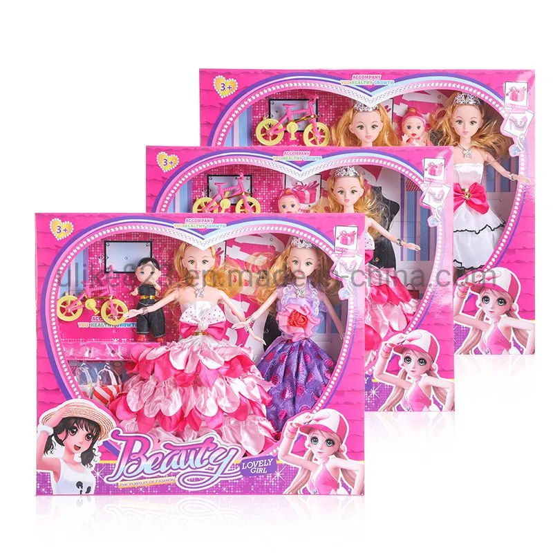 Plastic Fashion 14 Inch Elsa and Anna Dolls Toy Princess Dolls Elsa Doll for Girls
