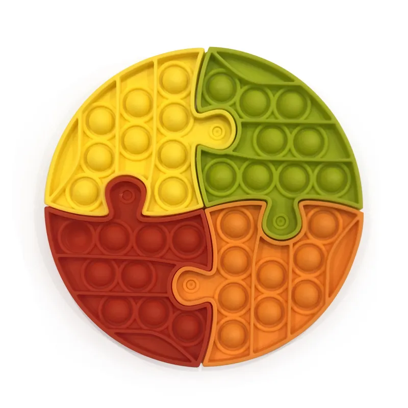 Pop It Fidget Puzzle More Fun Toys Sensory Popit Game for Kids